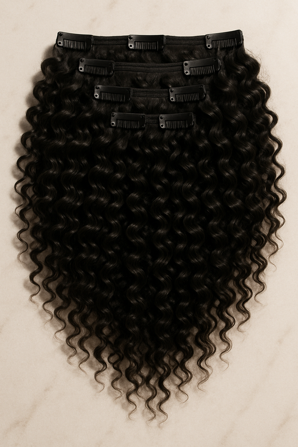 Luxury Deep Wave clip-ins